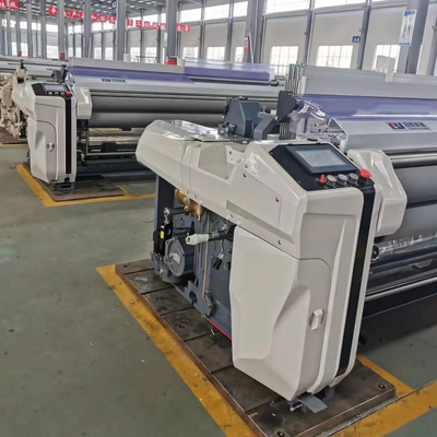 3.7KW αέρα αεριωθούμενη υφαίνοντας μηχανή υψηλής ταχύτητας ακροφυσίων αργαλειών 1000RPM ενιαία