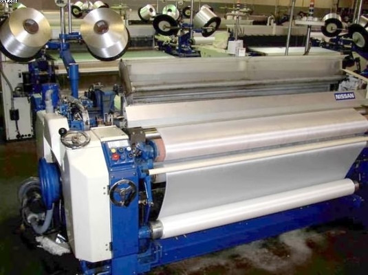 Διπλό ακροφύσιο Dobby Shedding Water Jet Loom Υφαντική Μηχανή Υψηλής Πυκνότητας